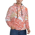 thumbnail image 2 of Goofa Corals for Men's Hooded Sweatshirt - Lightweight Pullover Hoodie with Kangaroo Pocket, Perfect for Everyday Wear-4X-Large, 2 of 7