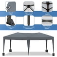 thumbnail image 6 of GZXS 10x20ft Gazebo Instant Portable Canopy Tent, Large Canopy Tent for Parties with 6 Removable Sidewall for Patio/Outdoor/Wedding Parties and Events (Gray), 6 of 8