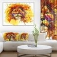 thumbnail image 3 of Impression sur toile « The King Watching » Design Art, 3 of 3