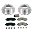 thumbnail image 3 of PowerStop Rear Z23 Evolution Sport Carbon-Fiber Ceramic Brake Pad and Drilled & Slotted Rotor Kit Fits: FORD Select Models K6406, 3 of 10
