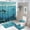 Killer Whale Fantasy, variant on 4Pcs Killer Whale Fantasy Shower Curtain Sets, Bath Mat and Rugs, Tropical Ocean Animal Orca Shower Curtain with Hooks for Bathroom