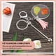 thumbnail image 3 of Kit para Hacer Llaveros: Llaveros DIY, 10 Varillas para Llaveros con Cuentas, 10 Borlas, 10 Espacios en de Acrílico, Kit para Hacer Llaveros con Dijes, 3 of 5