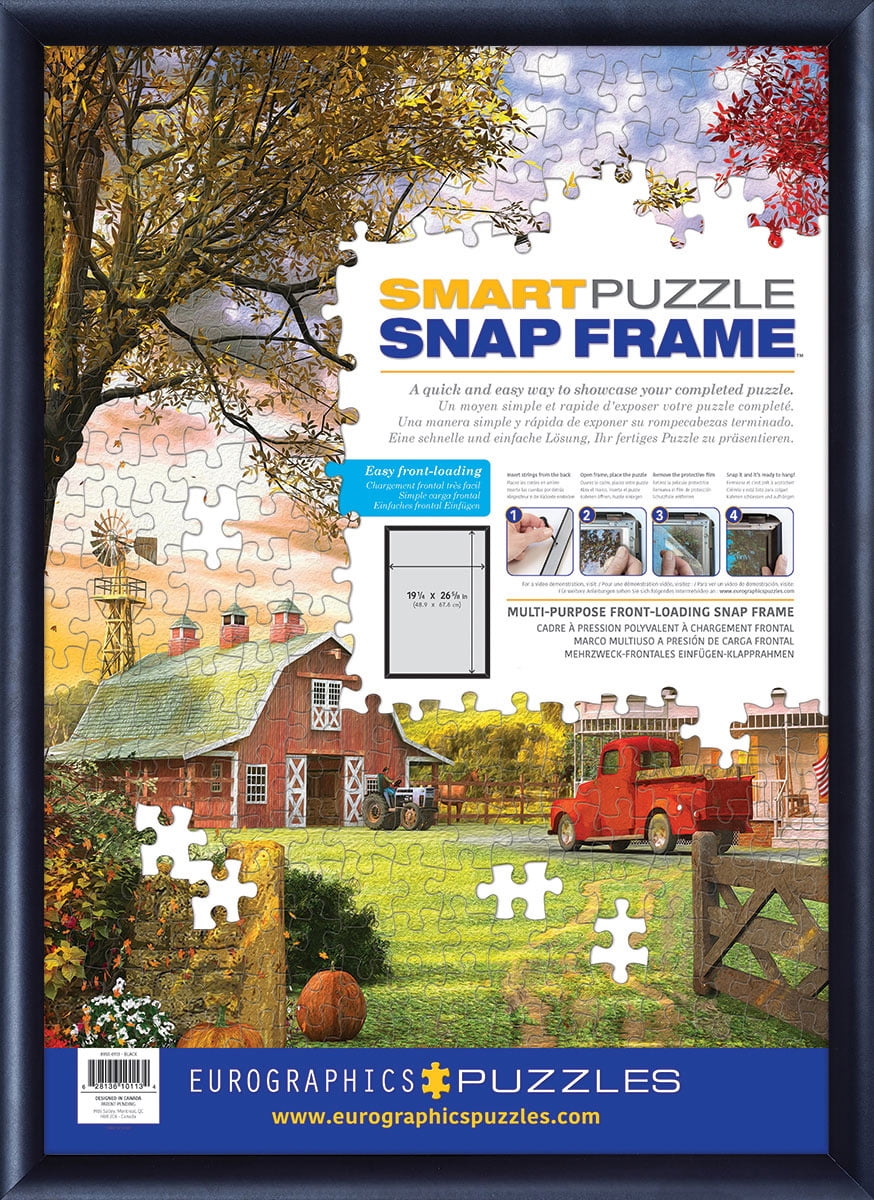 How to Frame Puzzle with Smart Puzzle Glue Sheets 