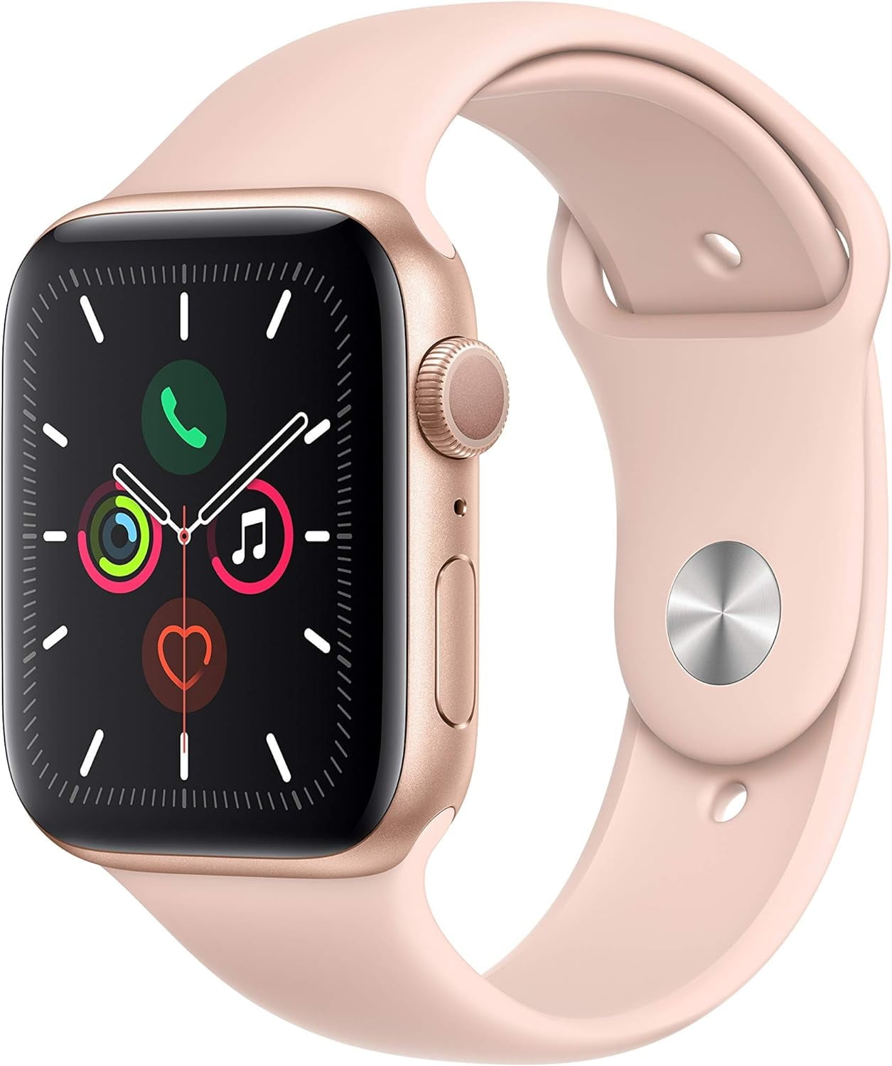 Apple Watch Series 4, 40mm, GPS, Gold Case, Pink Sport Band