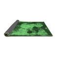 thumbnail image 2 of Ahgly Company Indoor Rectangle Abstract Emerald Green Modern Area Rugs, 3' x 5', 2 of 4