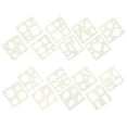 thumbnail image 5 of FRCOLOR Drawing Template 16pcs Learning Resources Primary Shape Template Set Geometric Tracing Helper,5.12"X5.12"X0.04", 5 of 5