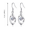 thumbnail image 3 of PPgejGEK Fashion Women's Earrings Zircon Earrings Rotating Tassel Drop Earrings Fashion Jewelry Valentines Day Gifts, 3 of 6