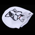 thumbnail image 2 of 3 Uds Gorro de Natación Elástico de Silicona con Patrón de Dibujos Animados para Mascotas, Gorro de Baño Deportivo para Niños, Gato Collins / Cathead Baoblaze Gorro de natación de silicona, 2 of 8