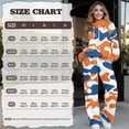 thumbnail image 7 of Xixirimido Colorful Camouflage Print Women’s Sweatsuits 2 Piece Outfit Fall Fashion Airport Lounge Sets Long Sleeve Sweatshirt Wide Leg Sweatpants Plus Size Tracksuit, Large, 7 of 7