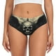 thumbnail image 1 of Balery Vintage Winged Rose Skull Ropa Interior de Algodón para Mujer con Dibujo – Braguitas Cómodas y Elásticas, Estilo Clásico-Large, 1 of 6