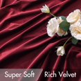 thumbnail image 4 of Cortinas MIULEE Velvet Blackout, rojo burdeos, 132 x 183 cm, 2 paneles, 4 of 7