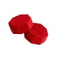 thumbnail image 4 of Caja de anillo Zulema organizador de franela joyero de compromiso Rojo, 4 of 8