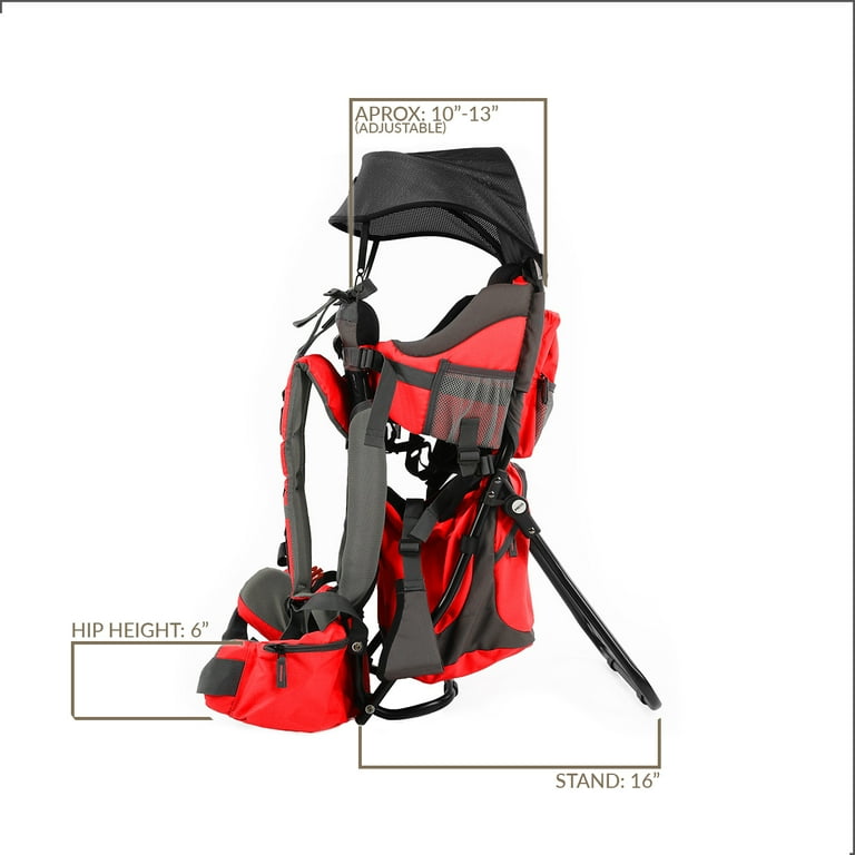 North Star BABY PRO rojo cereza - Mochila portabebes – Camping Sport