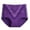 Purple, variant on Matoen Women's Cotton Underwear High Waisted Ladies Panties Full Coverage Briefs