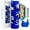 Blue Camo, variant on Elemental Iconic Kids Water Bottle with Straw Lid & Stress Reliever Pop It Handle - Leak-Proof When Closed - Triple Insulated Stainless Steel Reusable Thermos Water Bottle - 14oz - Black