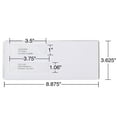 thumbnail image 3 of Staples Laser Check Size Gummed Security Tinted Business Envelopes 3 5/8" x 8 7/8" Wove White, 3 of 3