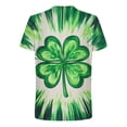 thumbnail image 5 of biudgviw Tie Dye T-Shirts for Men St Patrick's Day Print Short Sleeve Shirts Workout Athletic Casual Crewneck Loose Fit Fashion Top, 5 of 5