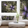 thumbnail image 1 of Fractal Flower Light Brown Digital Art - Large Flower Canvas Wall Art, 1 of 3