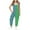 Dark Green, variant on JTSRKL Girls Striped Jumpsuits Cute Summer Sleeveless Spaghetti Strappy Long Pants Kids Overalls Loose Fit Casual Color Block Print Rompers with Side Pockets Green 5-6 Years