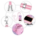 thumbnail image 5 of Case for Google Pixel 6a, Adjustable Detachable Crossbody Strap Neck Strap Silicone Bumper Marble Painted TPU Ultra Thin Shockproof Protective Phone Case Cover for Google Pixel 6a, Pink, 5 of 7
