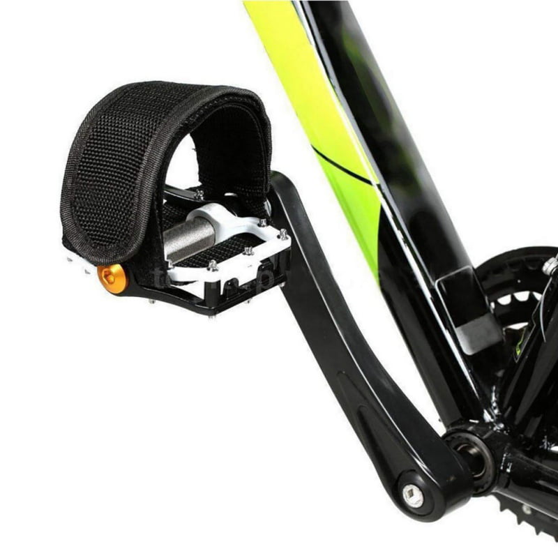 New Black Toe Clips Bicycle Pedal Strap Sports Fitness Equipment Accessories.AU