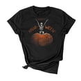 thumbnail image 1 of Camiseta holgada de manga corta con estampado de mueca Retro de Halloween para hombre y mujer Pompotops hfajkhk140432, 1 of 4