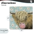 thumbnail image 4 of Stupell Industries Shabby Chic Bubblegum Sweetie Cattle Canvas Art, 17 x 17, by Sara G. Designs, 4 of 8