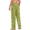 thumbnail image 6 of HPINK-T Gingerbread man Mens Sleep Pajama Pants Set Bottoms Ginger Man Christmas Fleece Lounge Sleepwear PJs, 6 of 13