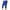 Blue, variant on FAIWAD Capri Pants for Women Summer Plus Size Stretch Knee Length Leggings Elastic Waist Casual Yoga Workout Running Joggers