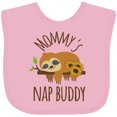 thumbnail image 3 of Inktastic Mommys Nap Buddy Sloth Boys or Girls Baby Bib, 3 of 4