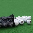 thumbnail image 3 of Yesfashion Sports Mesh Net Bag Black Nylon golf bags Golf Tennis 16/32/56 Ball Carrying Drawstring Pouch Storage bag (not include balls), 3 of 7