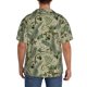 thumbnail image 3 of Balery Tropical Plants Green Camisa Casual de Manga Corta con Botones para Hombre, Texturizada, Estilo Cubano, para Playa, Verano-XX-Large, 3 of 5