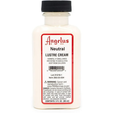 Angelus Lustre Cream Leather Finish Neutral 3 fl oz