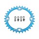 thumbnail image 1 of Redondo Plato 104 BCD 32T Estrecho Ancho Único Bicicleta Plato Azul Unique Bargains platos y accesorios para bicicletas, 1 of 7