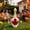 Red Maple Leaf, variant on RUINIXCW 23 inch Football Porch Goose Outfit for Cement Plastic Yard Goose Statue National Flag Goose Costume Game Day Summer Goose Clothes Patio Yard Lawn Art Sports Season Decoration (No Goose)