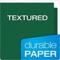 thumbnail image 4 of Oxford Twin-Pocket Folder, Embossed Leather Grain Paper, 0.5" Capacity, 11 x 8.5, Hunter Green, 25/Box, 4 of 6