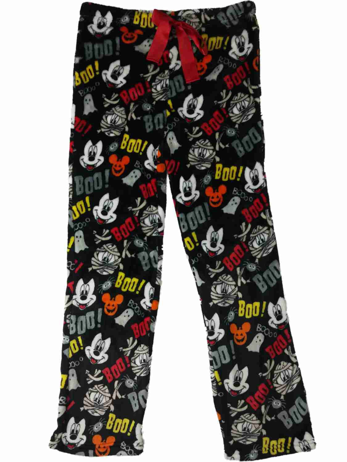 Débardeur Disney Mickey Mouse Soft Plush Fleece Pajama Pants Halloween Fantôme Boo 