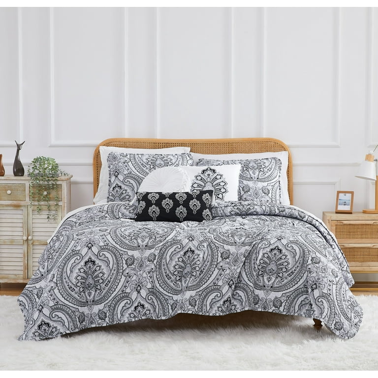 Southshore Fine LinensOversized 6-Piece Quilt Bedding Set