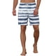 thumbnail image 5 of INSPIRAR CHIC Pantalones de baño de verano para hombres con patrón de teñido anudado, cintura elástica, 34 multicolores, 5 of 5