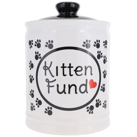 Cottage Creek Cat Ceramic Piggy Bank