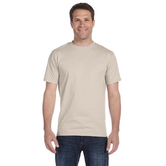 Gildan G800 Adult 50/50 T-Shirt, Sand, L, Pack Of 10, Mens Workout Shirts