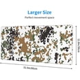 thumbnail image 2 of Winter Camouflage Gaming Mouse Pad Large Mouse Pad (31.5x11.8 Inch) Non-Slip Rubber Base Large Desk Mat Desk Protector for Home Office Gaming Work, 2 of 5