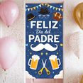 thumbnail image 4 of Mustache Design Father's Day Banner Hat Glasses Briefcase for Celebration Event Party Decoration, 4 of 7
