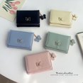 thumbnail image 2 of Women's Short Wallet 2024 New Small Fresh Bow Student Change Bag Card Bag Cute Wallet Small Leather Wallet, 2 of 4