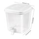 thumbnail image 3 of Dispensador de bebidas para refrigerador de 3.5 L con grifo, jarra de agua fría para bebidas, recipiente transparente a prueba de fugas para jugos, té helado, cubo de bebidas para fiestas en el hogar, 3 of 6