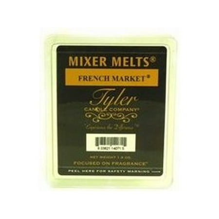 Floral Candle French Market Mixer Melts by **SET OF 3**, Fresh floral with notes of gardenia & tuberose, extremely unique! By Tyler Candle ()
