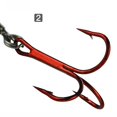 thumbnail image 2 of Dsseng 3×Fishing Treble Hooks With Center Spring Pin Twistlock Screw Rigs For Soft Lure, 2 of 7