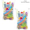 2 PCS Mesh Bathtub Toy Holder Bag, 18 x 14 Inch Bath Toy Organizer, Eco-Safe, Fun, Educational Foam Letters and Perfect Toy Storage Net for Baby Bath Toys & More