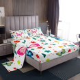thumbnail image 1 of YST Butterfly Sheet Set For Girls Kids Cute Flower Animal Bed Sheets Set King, Butterfly Decorations Sheets Botanical Flower Pattern 3D Bedding Set, 1 of 5