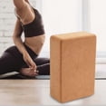 thumbnail image 6 of Cork Yoga Block Meditation Soft Body Building for Home Fitness Indoor Sports Gym, 6 of 8